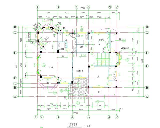 超經(jīng)典的二層歐式別墅設(shè)計(jì)圖，占地面積250平方米，非常時(shí)尚，你喜歡這樣的嗎？
