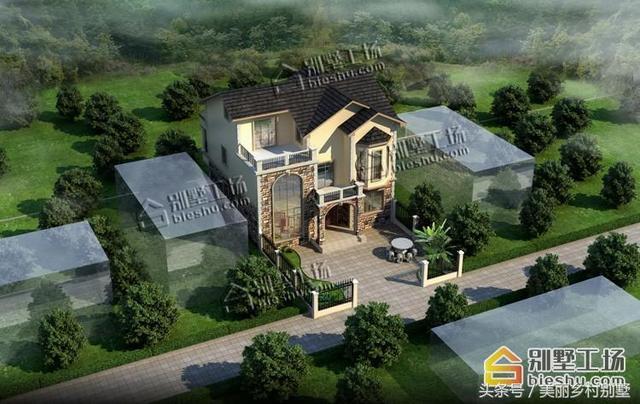 簡約三層農(nóng)村自建房，造價適中，宅基地不大的建起來很合適。