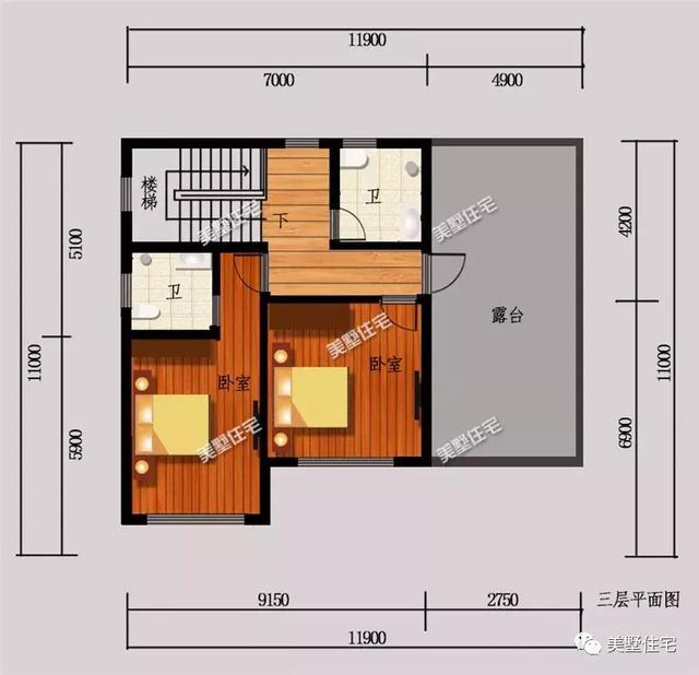 三層別墅設(shè)計(jì)圖，帶神臺(tái)+柴火房，特別適合現(xiàn)代農(nóng)村生活。