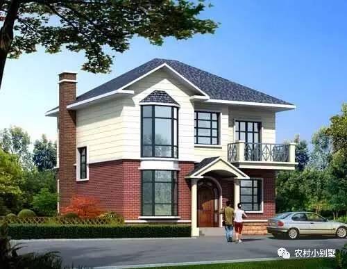 5套面寬10米左右的農(nóng)村二層小樓設(shè)計圖，個個都是精品