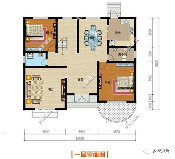 兩棟二層農(nóng)村別墅設(shè)計圖，造價都是20萬，不僅造價低，而且外觀還大氣、美觀、舒適而又與眾不同。
