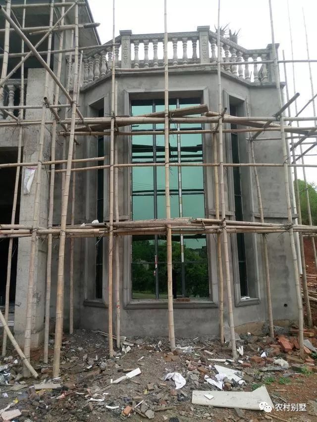 30萬老家自建二層小別墅施工過程直播，附圖紙