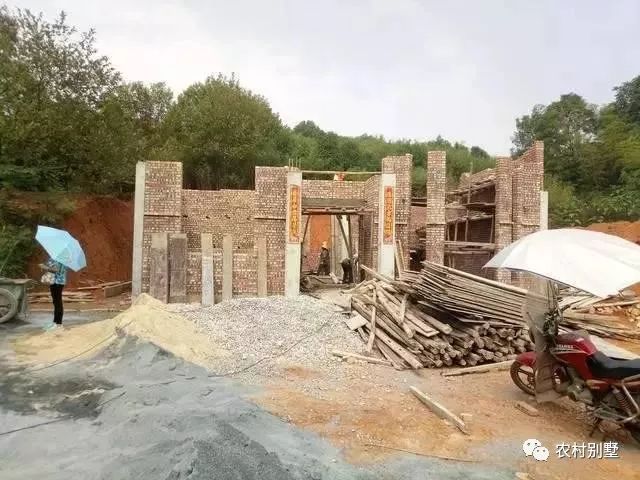 30萬老家自建二層小別墅施工過程直播，附圖紙