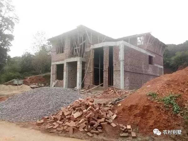 30萬老家自建二層小別墅施工過程直播，附圖紙