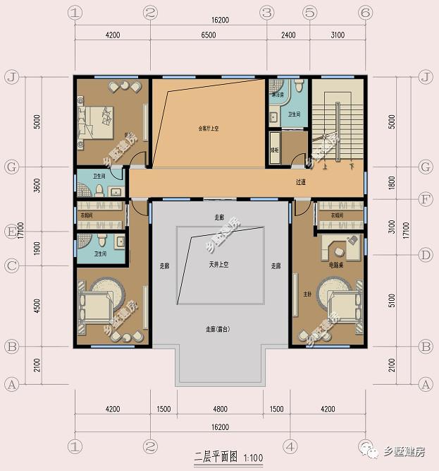 三層四合院式農(nóng)村自建房，大氣美觀，內(nèi)部結(jié)構(gòu)舒適寬敞，適合商用兩住，你值得擁有！
