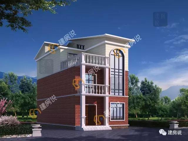 最經(jīng)典的二層農(nóng)村小戶型別墅設計圖，7x14米，美觀造價也低，你不打算建一套這樣的嗎？