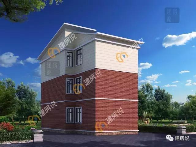 最經(jīng)典的二層農(nóng)村小戶型別墅設計圖，7x14米，美觀造價也低，你不打算建一套這樣的嗎？