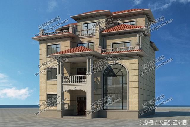 超級耐看的四層別墅設計圖，簡約時尚，不易過時，實景+效果圖+平面圖+裝修圖，完美！