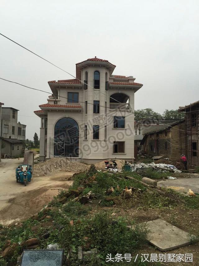 超級耐看的四層別墅設計圖，簡約時尚，不易過時，實景+效果圖+平面圖+裝修圖，完美！