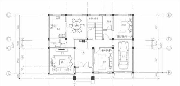 三層農(nóng)村別墅設(shè)計圖，造價35萬左右，設(shè)計感一流，簡單實用，分區(qū)明確