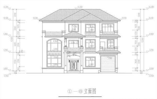 三層農(nóng)村別墅設(shè)計圖，造價35萬左右，設(shè)計感一流，簡單實用，分區(qū)明確