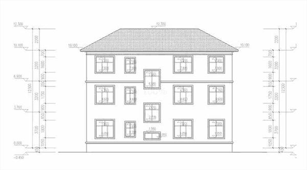 三層農(nóng)村別墅設(shè)計圖，造價35萬左右，設(shè)計感一流，簡單實用，分區(qū)明確