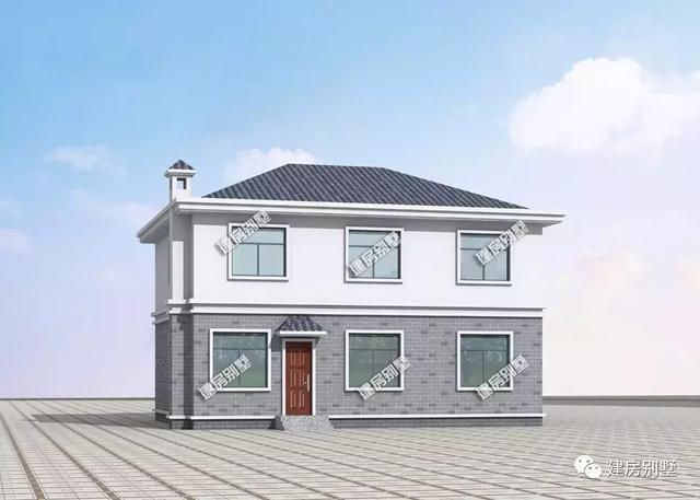 兩款農(nóng)村別墅設計圖，外觀和布局都有很高的相似性，都是簡單實用的居家戶型