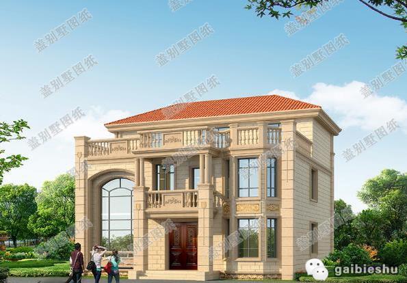 2款三層農(nóng)村自建房設(shè)計圖，1款小戶型，1款大戶型，滿足不同家庭建房的需要