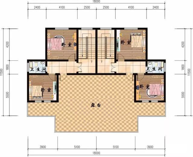 5款兄弟雙拼別墅設(shè)計(jì)圖，漂亮實(shí)用，節(jié)省造價(jià)，建一棟倍兒有面子