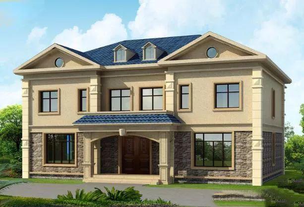 5款兄弟雙拼別墅設(shè)計(jì)圖，漂亮實(shí)用，節(jié)省造價(jià)，建一棟倍兒有面子