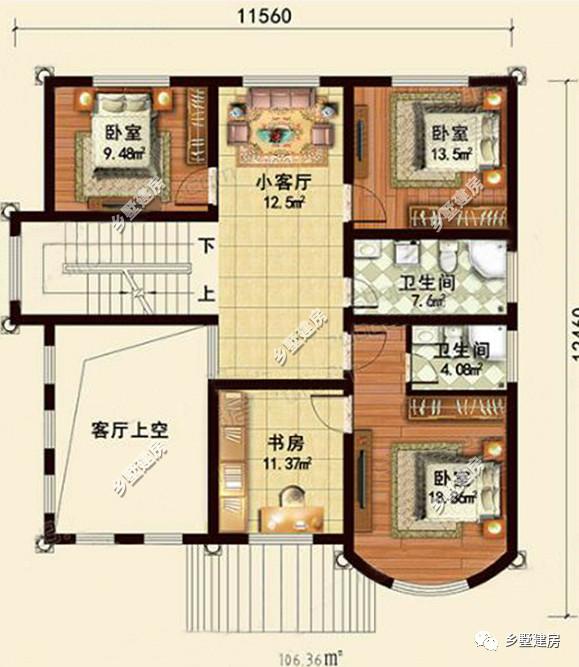 2款西式別墅設(shè)計(jì)圖送給大家，可以根據(jù)自己的喜好來建造調(diào)整