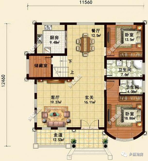 2款西式別墅設(shè)計(jì)圖送給大家，可以根據(jù)自己的喜好來建造調(diào)整