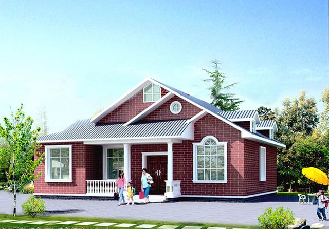 一層半農(nóng)村自建房設(shè)計(jì)圖，看適不適合你家