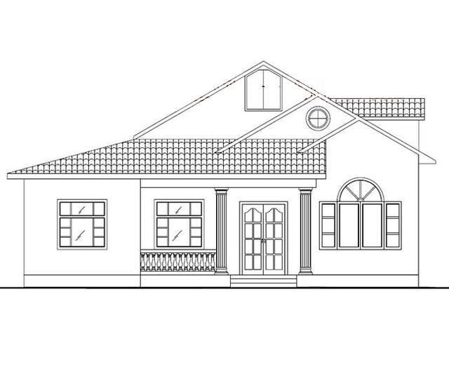 一層半農(nóng)村自建房設(shè)計(jì)圖，看適不適合你家