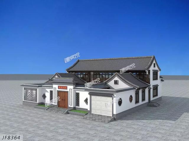 中式農(nóng)村別墅設(shè)計(jì)圖，低調(diào)奢華有內(nèi)涵，含蓄與精致并存。，這樣的房子永不過時(shí)！