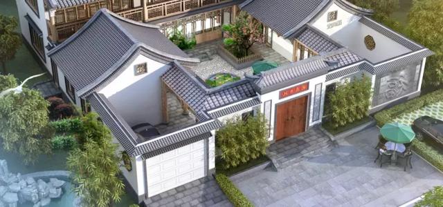 中式農(nóng)村別墅設(shè)計(jì)圖，低調(diào)奢華有內(nèi)涵，含蓄與精致并存。，這樣的房子永不過時(shí)！