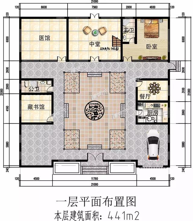 中式農(nóng)村別墅設(shè)計(jì)圖，低調(diào)奢華有內(nèi)涵，含蓄與精致并存。，這樣的房子永不過時(shí)！