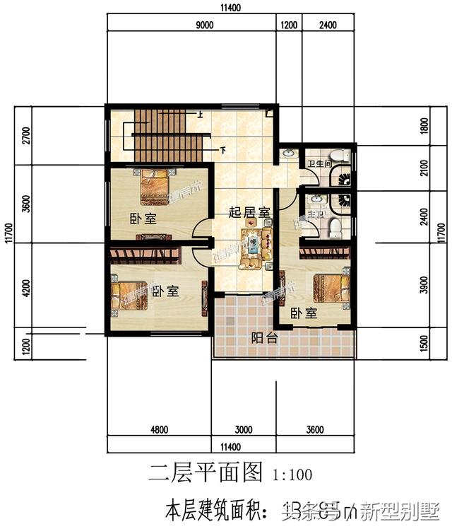 現(xiàn)代三層農村別墅設計圖，好看又實惠，只要40萬，很適合建在山水環(huán)繞、靜謐的鄉(xiāng)村。