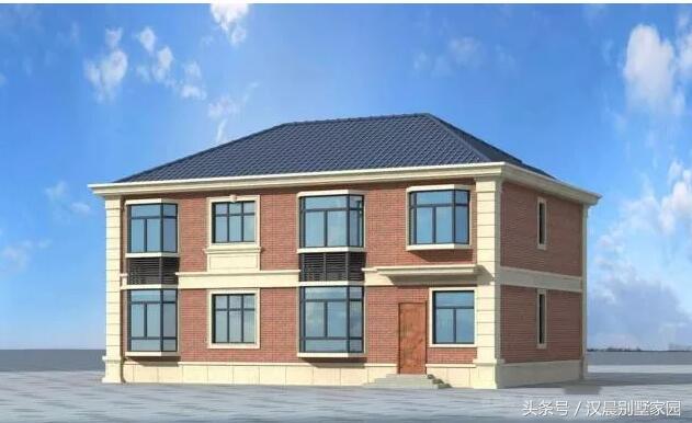 3款帶飄窗農(nóng)村2層別墅設(shè)計圖，在農(nóng)村要求經(jīng)濟的條件下，不失為一個很好的建房選擇