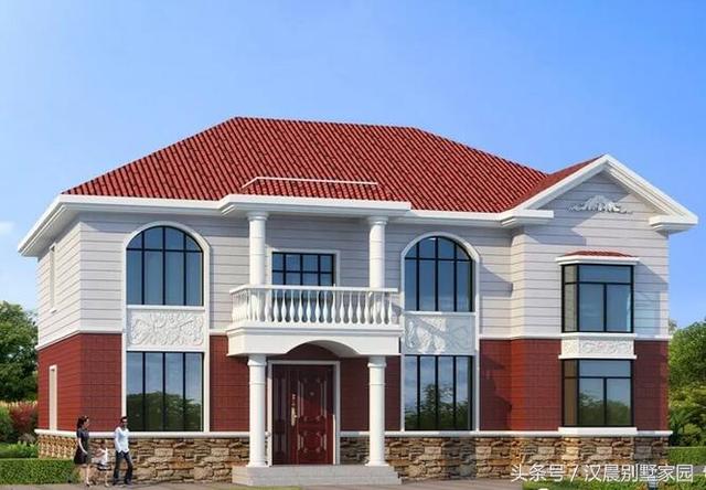 3款帶飄窗農(nóng)村2層別墅設(shè)計圖，在農(nóng)村要求經(jīng)濟的條件下，不失為一個很好的建房選擇