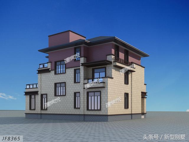 三層農(nóng)村別墅設(shè)計(jì)圖，帶電梯車(chē)庫(kù)酒窖，這樣的戶(hù)型算是很豪華了