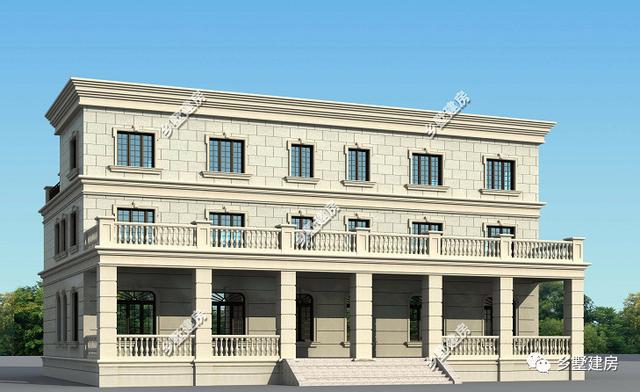 農(nóng)村雙拼自建房設(shè)計圖，外型大氣美觀，霸氣十足，兄弟住在一起還能有個照應(yīng)