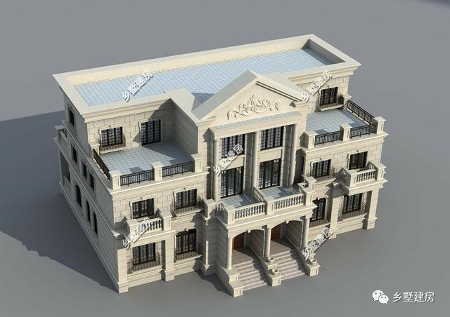 農(nóng)村雙拼自建房設(shè)計圖，外型大氣美觀，霸氣十足，兄弟住在一起還能有個照應(yīng)