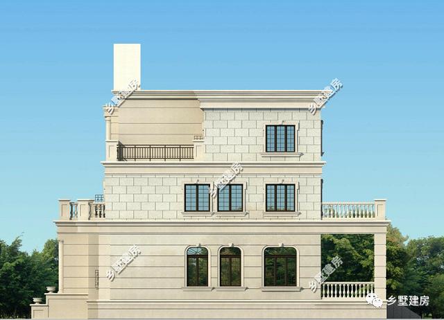 農(nóng)村雙拼自建房設(shè)計圖，外型大氣美觀，霸氣十足，兄弟住在一起還能有個照應(yīng)