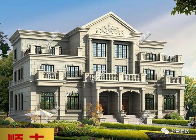 農(nóng)村雙拼自建房設(shè)計圖，外型大氣美觀，霸氣十足，兄弟住在一起還能有個照應(yīng)