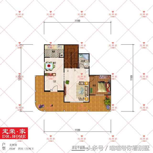 4款二層鄉(xiāng)村別墅戶型設(shè)計(jì)圖，看看哪套合你口味