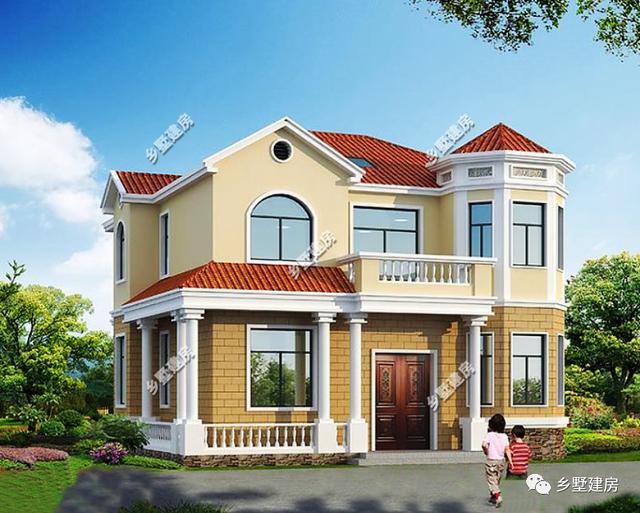 農(nóng)村別墅設(shè)計圖，11X12米，造價經(jīng)濟，設(shè)計合理