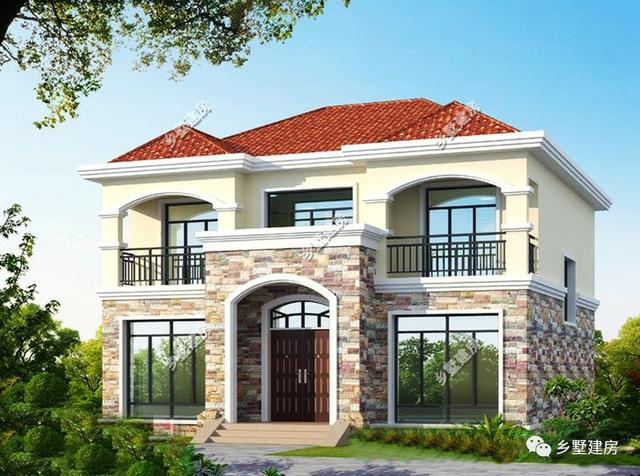 農(nóng)村別墅設(shè)計圖，11X12米，造價經(jīng)濟，設(shè)計合理