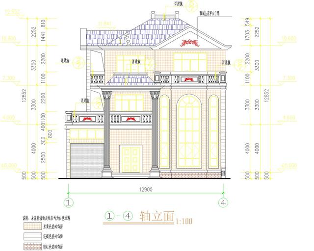 三層復(fù)式別墅設(shè)計圖帶車庫，帶屋頂花園，非常適合農(nóng)村自建