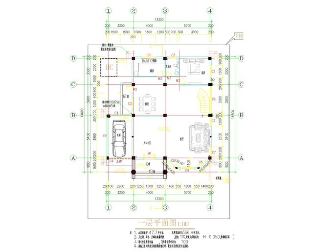 三層復(fù)式別墅設(shè)計圖帶車庫，帶屋頂花園，非常適合農(nóng)村自建