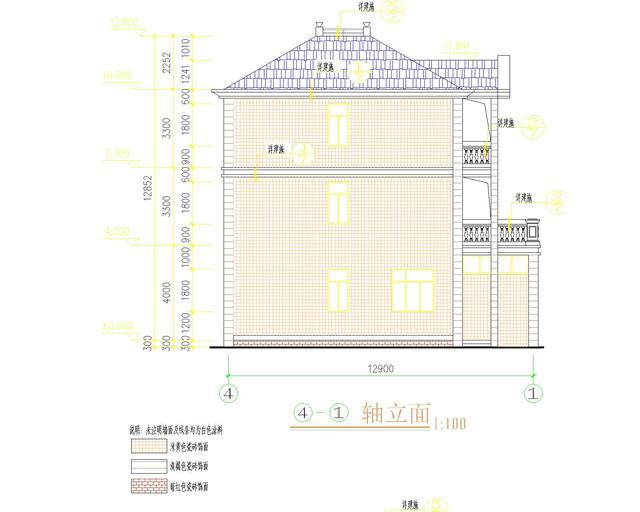 三層復(fù)式別墅設(shè)計圖帶車庫，帶屋頂花園，非常適合農(nóng)村自建