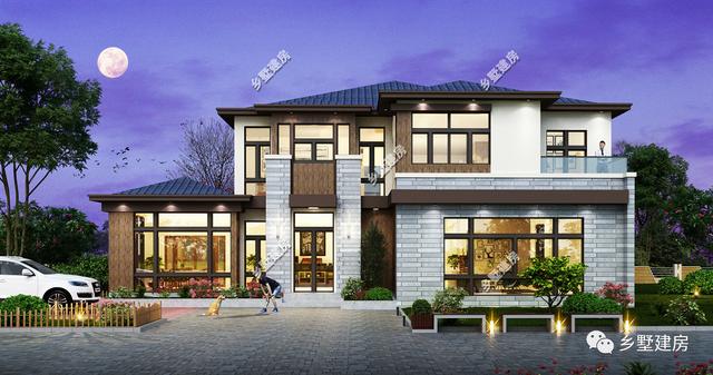 想建農(nóng)村別墅，來(lái)看看這款別墅設(shè)計(jì)圖，比城里的別墅還要美！