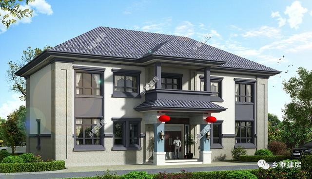 這樣的自建房別墅夠豪氣嗎，占地面積小，但是住房總面積會(huì)大很多。