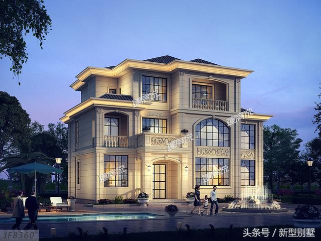 小面積也能建大氣豪華歐式別墅！??！