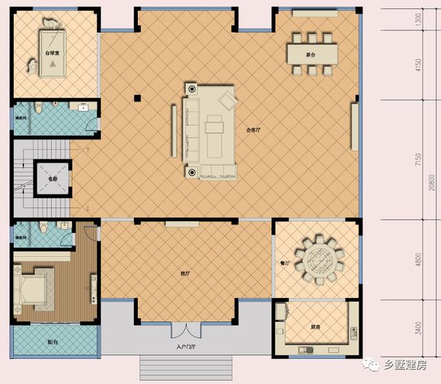 三層別墅設(shè)計圖  配電梯，內(nèi)部空間更寬敞，環(huán)境更清新 讓我們看看農(nóng)村自建房究竟有多美呢？