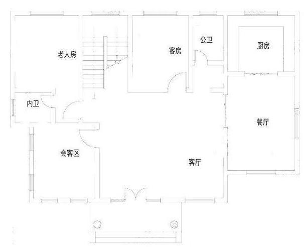 農(nóng)村二層房屋設(shè)計(jì)圖，自然美觀，是一款名副其實(shí)的小別墅設(shè)計(jì)圖。