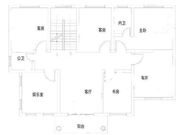 農(nóng)村二層房屋設(shè)計(jì)圖，自然美觀，是一款名副其實(shí)的小別墅設(shè)計(jì)圖。