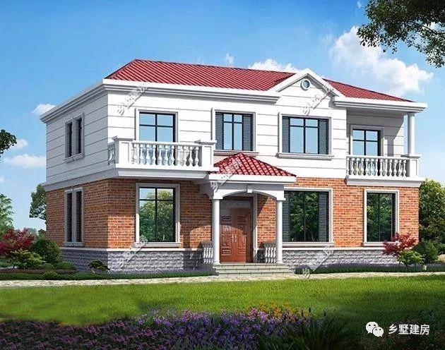 農(nóng)村二層別墅設(shè)計圖，棋牌室大陽臺閑暇時可以打牌種植花草，建上一套，與家人一起，過慢節(jié)奏的生活！