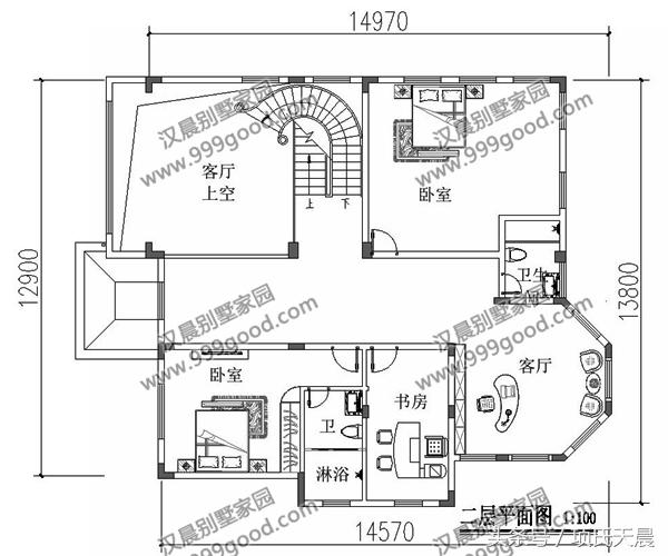 九套別墅設(shè)計(jì)圖，每套都是經(jīng)典戶型，讓你一次看過癮