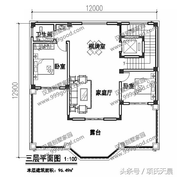 九套別墅設(shè)計(jì)圖，每套都是經(jīng)典戶型，讓你一次看過癮